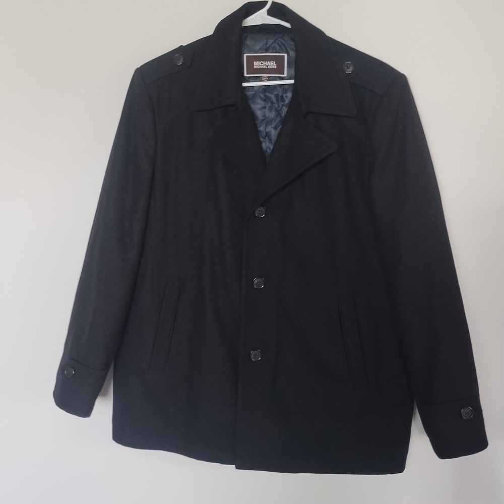 Michael Kors Men's Black Peacoat